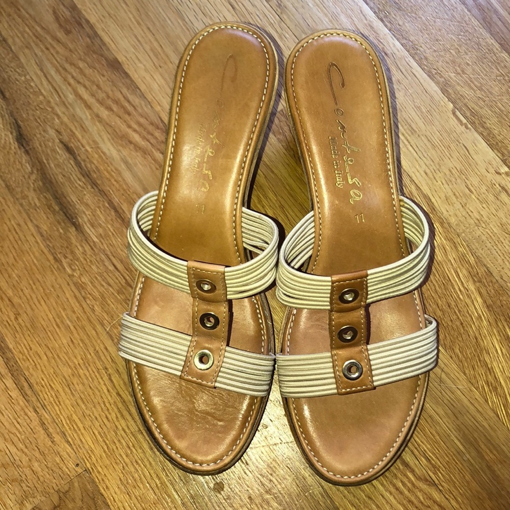 Contessa Italian Made Cork Sandals 11